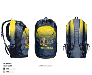 Gear Bag, LiVBC Volleyball, Men's Volleyball, Teamtime, Team time, sublimation, custom sports apparel, team uniforms, spirit wear, spiritwear, sports uniforms, custom shirts, team store, custom team store, fundraiser sports, apparel fundraiser