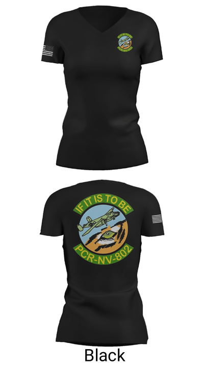 802 10924954 Women's Short Sleeve V-neck Shirt - 21