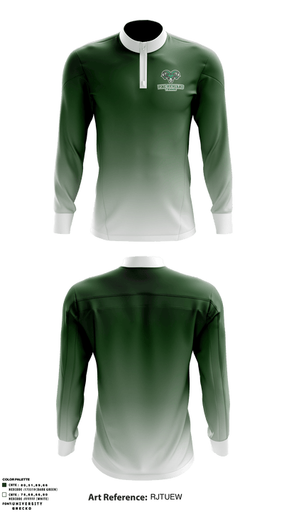 Pine-Richland High School Tennis 84993551 Quarter Zip Jacket - 1