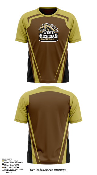 Short Sleeve Performance Shirt, West Michigan Broncos Baseball Club, Baseball, Teamtime, Team time, sublimation, custom sports apparel, team uniforms, spirit wear, spiritwear, sports uniforms, custom shirts, team store, custom team store, fundraiser sports, apparel fundraiser