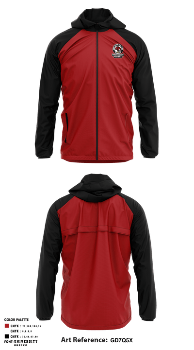 Summit Parkway Middle School Football 67681553 Windbreaker - 1