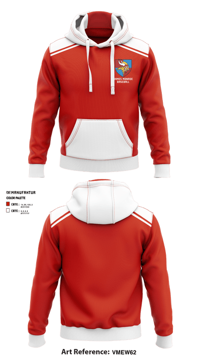 James Monroe High School Baseball 86568421 Hoodie - 1