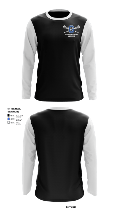 Pleasant Grove High School Lacrosse 63256449 Long Sleeve Performance Shirt - 4
