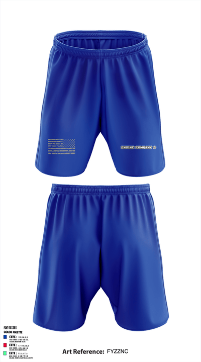 Engine Company 6 67948577 Athletic Shorts With Pockets - 1