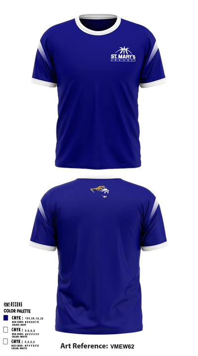 St. Mary’s Jaguars 52115028 Short Sleeve Performance Shirt - 1