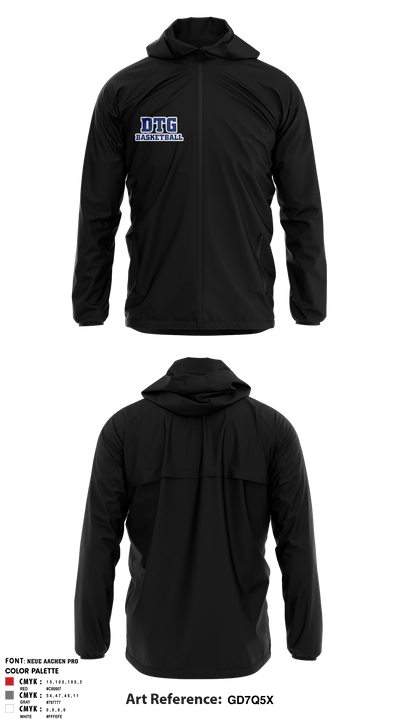 DTG Spring Basketball 83181944 Windbreaker - 1