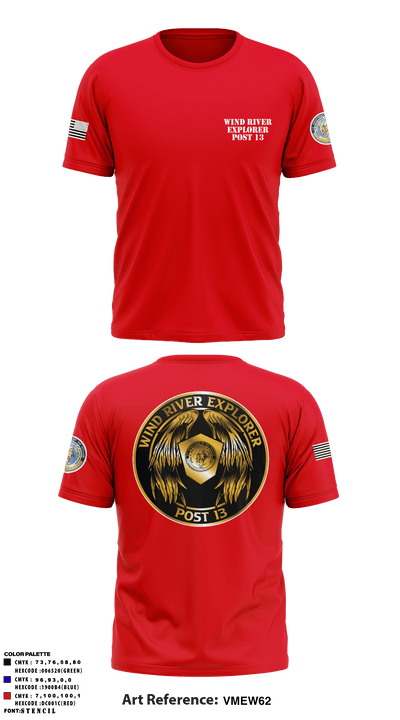 Wind River Explorer Post 13 83614343 Short Sleeve Performance Shirt - 6