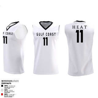 Gulf Coast Heat Basketball 74012011 Reversible Basketball Jersey - 1