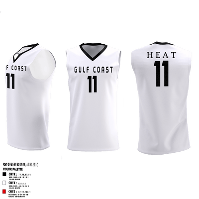 Gulf Coast Heat Basketball 74012011 Reversible Basketball Jersey - 1