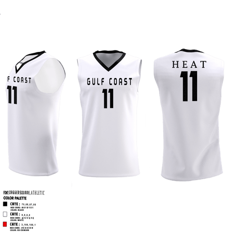 Gulf Coast Heat Basketball 74012011 Reversible Basketball Jersey - 1