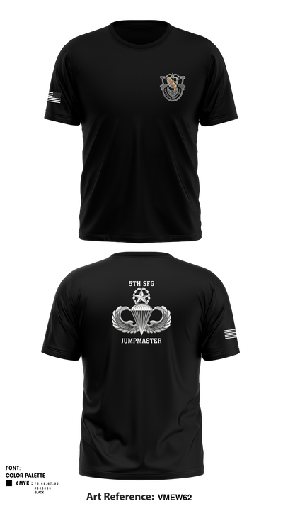 5th Special Forces Group 64398328 Short Sleeve Performance Shirt - 2