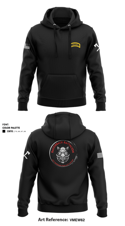 ROTC Univ of Arkansas 14665716 Hoodie - 2