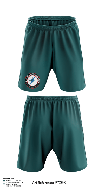 Hired Gun Tactical 50048883 Athletic Shorts With Pockets - 1