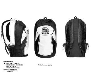 Gear Bag, T2 Volleyball Inc, Women's Volleyball, Teamtime, Team time, sublimation, custom sports apparel, team uniforms, spirit wear, spiritwear, sports uniforms, custom shirts, team store, custom team store, fundraiser sports, apparel fundraiser