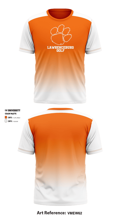 Lawrenceburg High School Golf 72876486 Short Sleeve Performance Shirt - 1