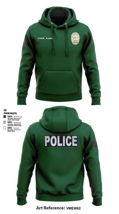 Church Point Police 92600366 Hoodie - 1