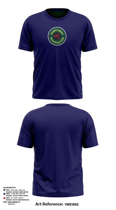 Amphi Legacy Wrestling Club 71655946 Short Sleeve Performance Shirt - 4