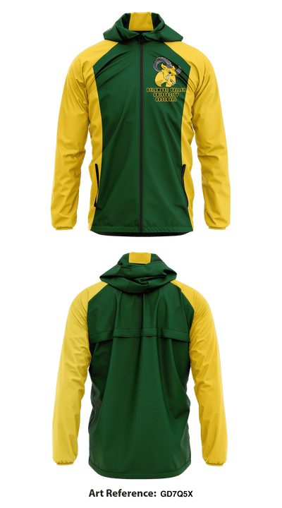 Delaware Valley University Athletics 30114104 Windbreaker - 2