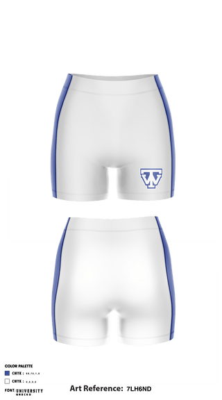 Compression Shorts, Daniel Webster High School Women's Volleyball, Women's Volleyball, Teamtime, Team time, sublimation, custom sports apparel, team uniforms, spirit wear, spiritwear, sports uniforms, custom shirts, team store, custom team store, fundraiser sports, apparel fundraiser