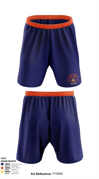 Athletic Shorts With Pockets, Illinois Impact Basketball, Men's Basketball, Teamtime, Team time, sublimation, custom sports apparel, team uniforms, spirit wear, spiritwear, sports uniforms, custom shirts, team store, custom team store, fundraiser sports, apparel fundraiser