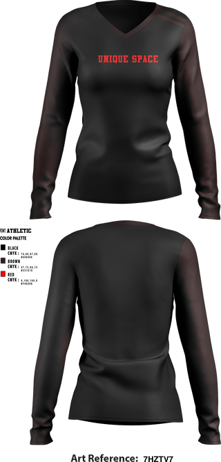 Women's Long Sleeve Vneck Shirt, , , Teamtime, Team time, sublimation, custom sports apparel, team uniforms, spirit wear, spiritwear, sports uniforms, custom shirts, team store, custom team store, fundraiser sports, apparel fundraiser