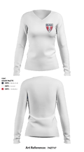 BUSA 13833283 Women's Long Sleeve V-neck Shirt - 2