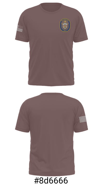 USS CÁRTER HALL 91136277 Short Sleeve Performance Shirt - 39