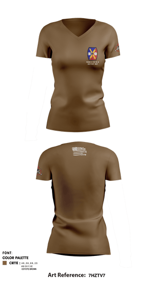 Women's Short Sleeve Vneck Shirt, , National Guard, Teamtime, Team time, sublimation, custom sports apparel, team uniforms, spirit wear, spiritwear, sports uniforms, custom shirts, team store, custom team store, fundraiser sports, apparel fundraiser