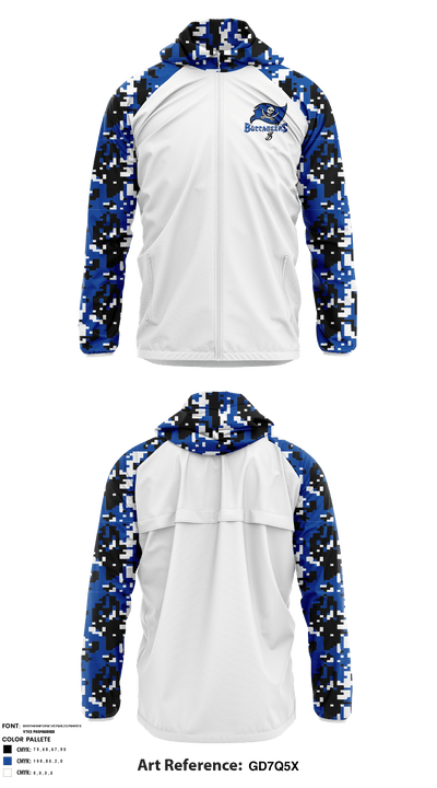 Oceanway Buccaneers 1510148 Windbreaker - 2