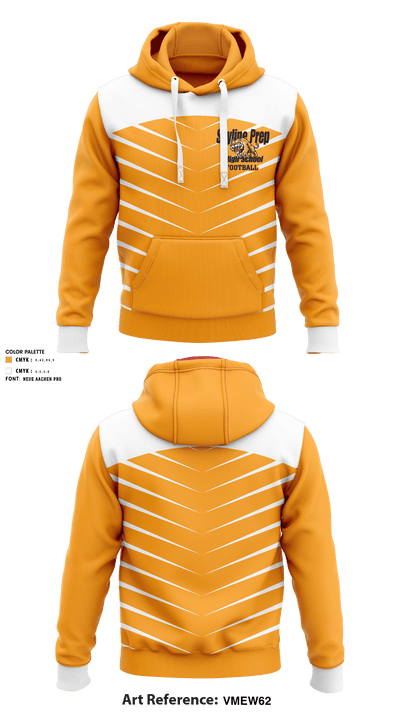 Skyline Prep High School Football 36850382 Hoodie - 1
