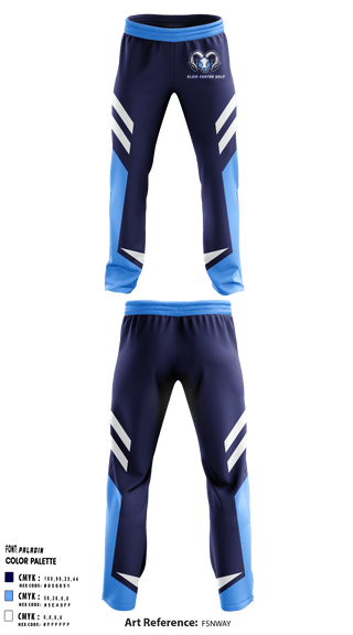 Sweatpants, Elsik Ninth Grade Center Golf, Golf, Teamtime, Team time, sublimation, custom sports apparel, team uniforms, spirit wear, spiritwear, sports uniforms, custom shirts, team store, custom team store, fundraiser sports, apparel fundraiser