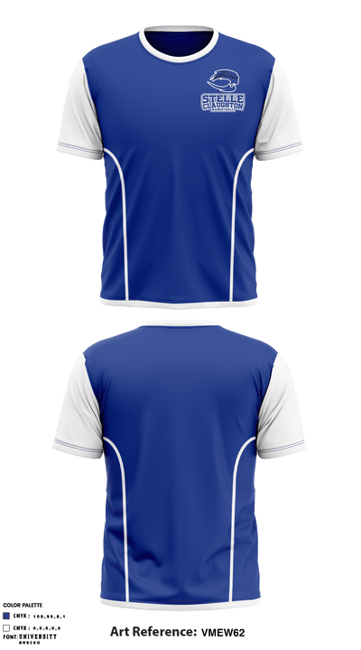 Stelle Claughton Middle School Basketball 13985026 Short Sleeve Performance Shirt - 1