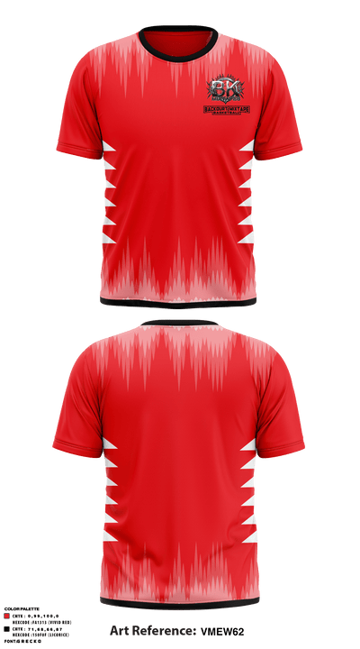 Backourt Mixtape 5478662 Short Sleeve Performance Shirt - 1