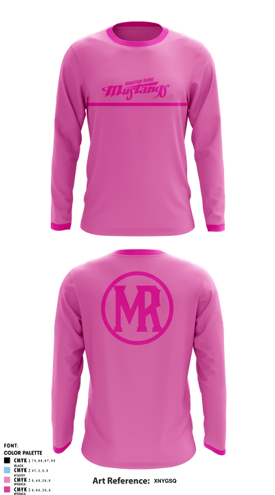 Mountain Range High School 39679914 Long Sleeve Performance Shirt - 2