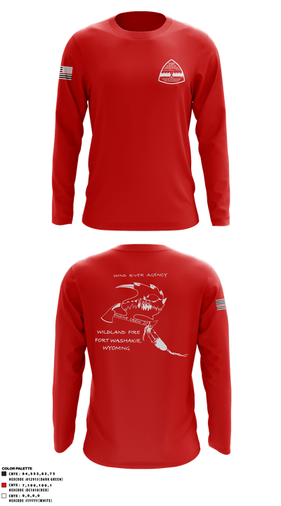 Wind River Agency Fire & Forestry 75939115 Long Sleeve Performance Shirt - 2