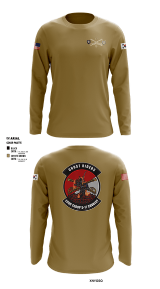Long Sleeve Performance Shirt, E/5-17, Army, Teamtime, Team time, sublimation, custom sports apparel, team uniforms, spirit wear, spiritwear, sports uniforms, custom shirts, team store, custom team store, fundraiser sports, apparel fundraiser