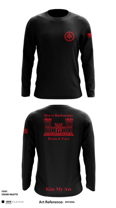 B 104th 82799853 Long Sleeve Performance Shirt - 8