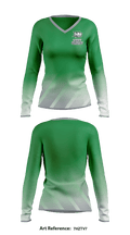 West Brunswick Soccer 55010049 Women's Long Sleeve V-neck Shirt - 1
