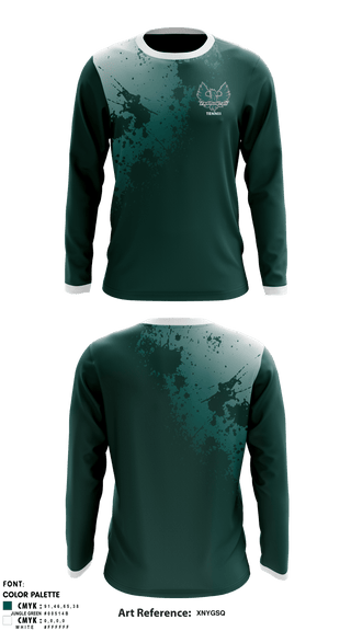 Long Sleeve Performance Shirt, Farmington High School Tennis, Tennis, Teamtime, Team time, sublimation, custom sports apparel, team uniforms, spirit wear, spiritwear, sports uniforms, custom shirts, team store, custom team store, fundraiser sports, apparel fundraiser