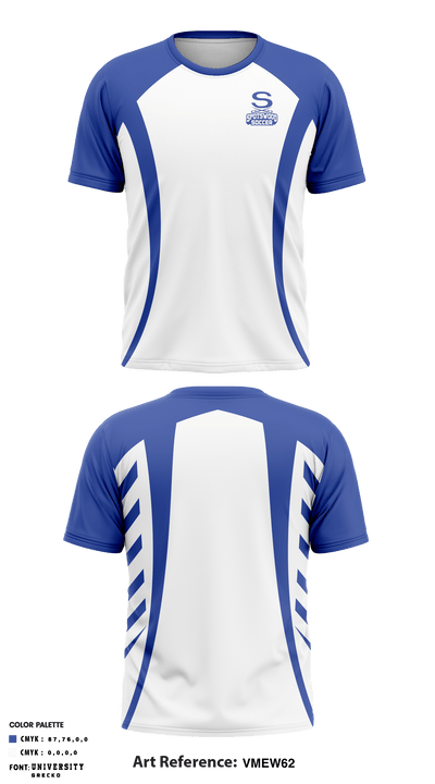 Spotswood High School Soccer 78240449 Short Sleeve Performance Shirt - 1