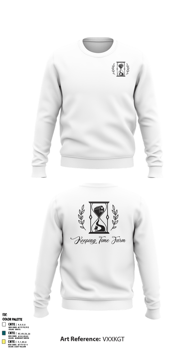Keeping Time Farm 90678690 Crew Neck Sweatshirt - 3
