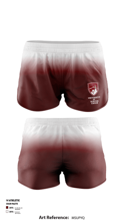 University of Denver Cheer 87569345 Women's Shorts - 1