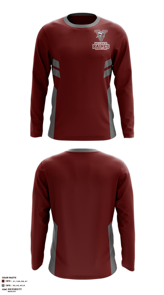 Long Sleeve Performance Shirt, William M Raines High School Wrestling, Wrestling, Teamtime, Team time, sublimation, custom sports apparel, team uniforms, spirit wear, spiritwear, sports uniforms, custom shirts, team store, custom team store, fundraiser sports, apparel fundraiser