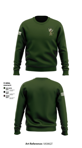 Crew Neck Sweatshirt, , Army, Teamtime, Team time, sublimation, custom sports apparel, team uniforms, spirit wear, spiritwear, sports uniforms, custom shirts, team store, custom team store, fundraiser sports, apparel fundraiser