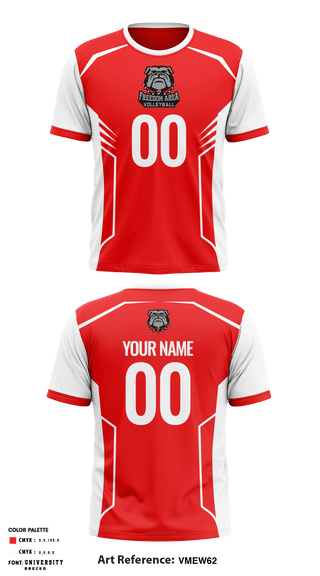 Short Sleeve Performance Shirt, Freedom Area High School Volleyball, Men's Volleyball, Teamtime, Team time, sublimation, custom sports apparel, team uniforms, spirit wear, spiritwear, sports uniforms, custom shirts, team store, custom team store, fundraiser sports, apparel fundraiser