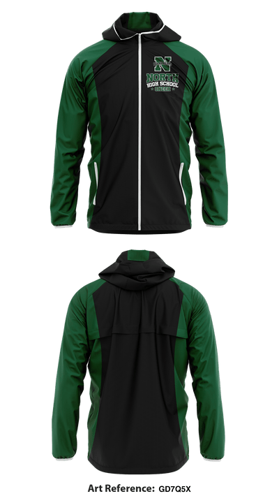 North High School Cheer 76587245 Windbreaker - 1