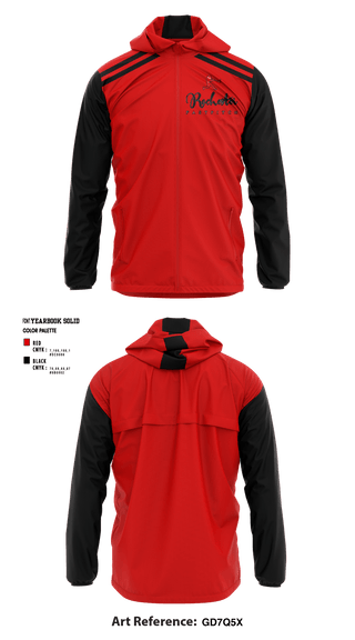 Windbreaker, Rochester Fastpitch, Softball, Teamtime, Team time, sublimation, custom sports apparel, team uniforms, spirit wear, spiritwear, sports uniforms, custom shirts, team store, custom team store, fundraiser sports, apparel fundraiser