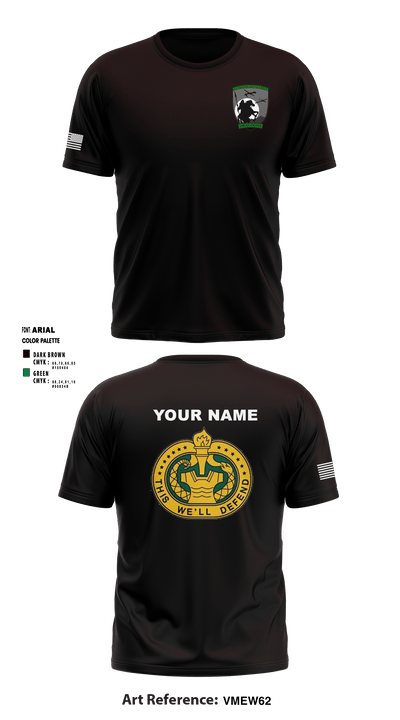 D Co 2-13th AVN REGT 26702152 Short Sleeve Performance Shirt - 4