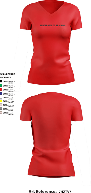 Women's Short Sleeve Vneck Shirt, Venom Sports Training, Men's Basketball, Teamtime, Team time, sublimation, custom sports apparel, team uniforms, spirit wear, spiritwear, sports uniforms, custom shirts, team store, custom team store, fundraiser sports, apparel fundraiser