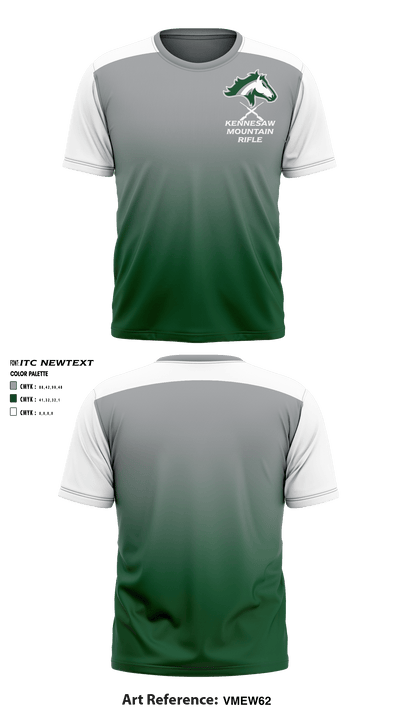 Kennesaw Mountain High School Rifle 15129938 Short Sleeve Performance Shirt - 2